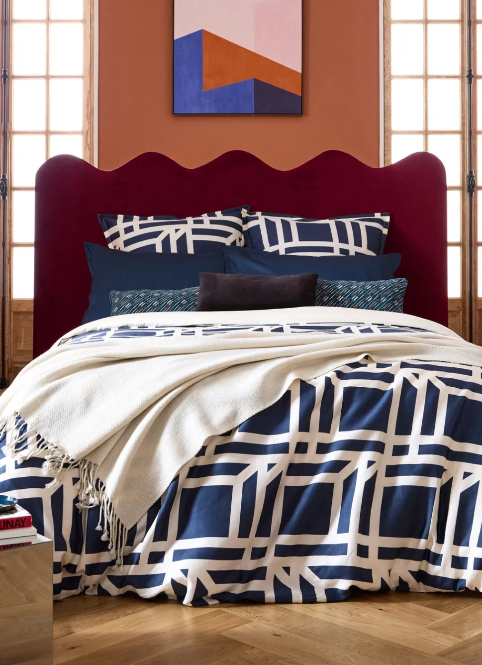 Discount Bouchara COUSSIN EN JACQUARD CHENILLE vert