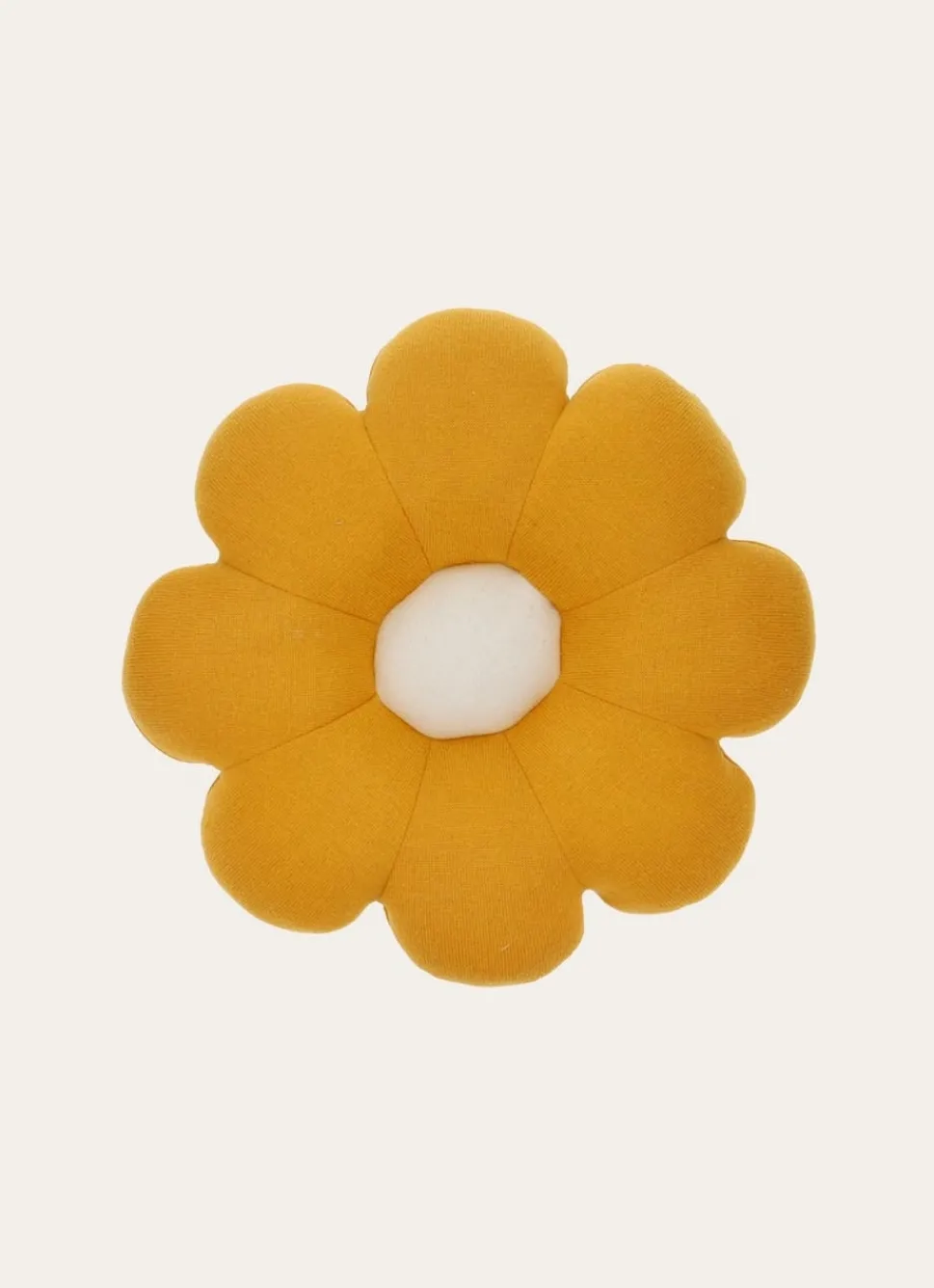 Bouchara COUSSIN EN TRICOT EN FORME DE FLEUR VANILLE