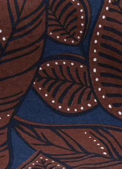 Bouchara COUSSIN IMPRIMÉ FEUILLAGE CHARLY MARINE