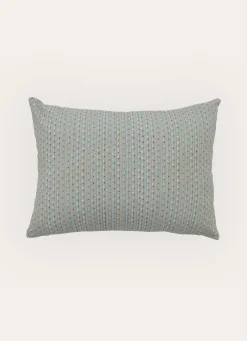 Hot Bouchara COUSSIN IMPRIMÉ MICRO MOTIFS POIS - RECTANGLE vert