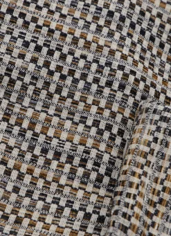 Online Bouchara COUSSIN JACQUARD CHENILLE À MOTIFS GÉOMÉTRIQUES MULTICOLORE