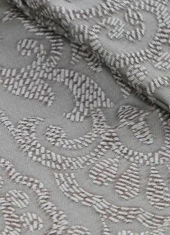 New Bouchara COUSSIN JACQUARD EN RELIEF MOTIF FEUILLAGE vert