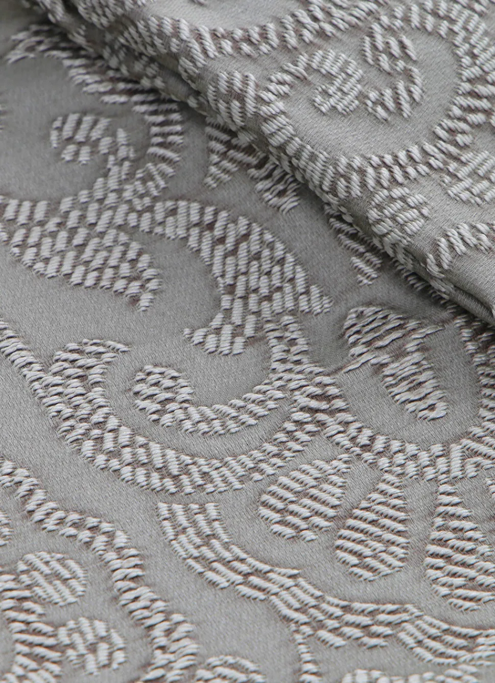 New Bouchara COUSSIN JACQUARD EN RELIEF MOTIF FEUILLAGE vert