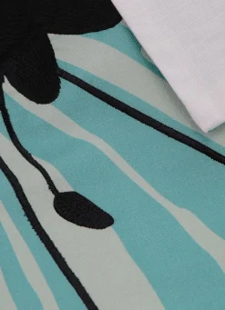 Discount Bouchara COUSSIN SOPHIE FLORAL BRODÉ VERT LAGON