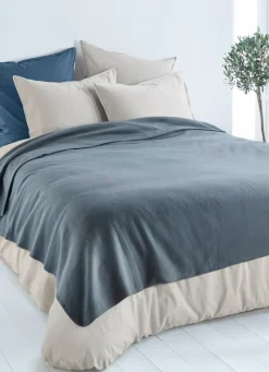 Clearance Bouchara COUVERTURE POLAIRE LÉGÈRE NEW GRIS