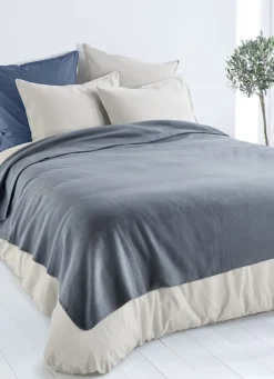 Clearance Bouchara COUVERTURE POLAIRE LÉGÈRE NEW GRIS