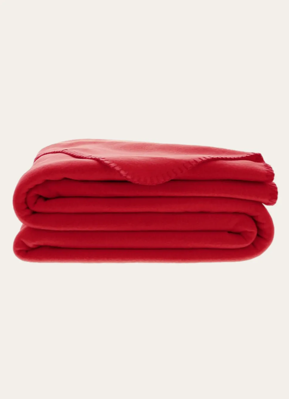 New Bouchara COUVERTURE POLAIRE LÉGÈRE ROUGE