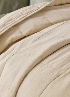 Sale Bouchara COUVRE-LIT MATELASSÉ UNI BEIGE