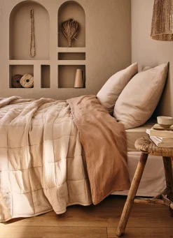 Online Bouchara COUVRE-LIT MOLLETONNÉ GAUFRÉ ÉCRU