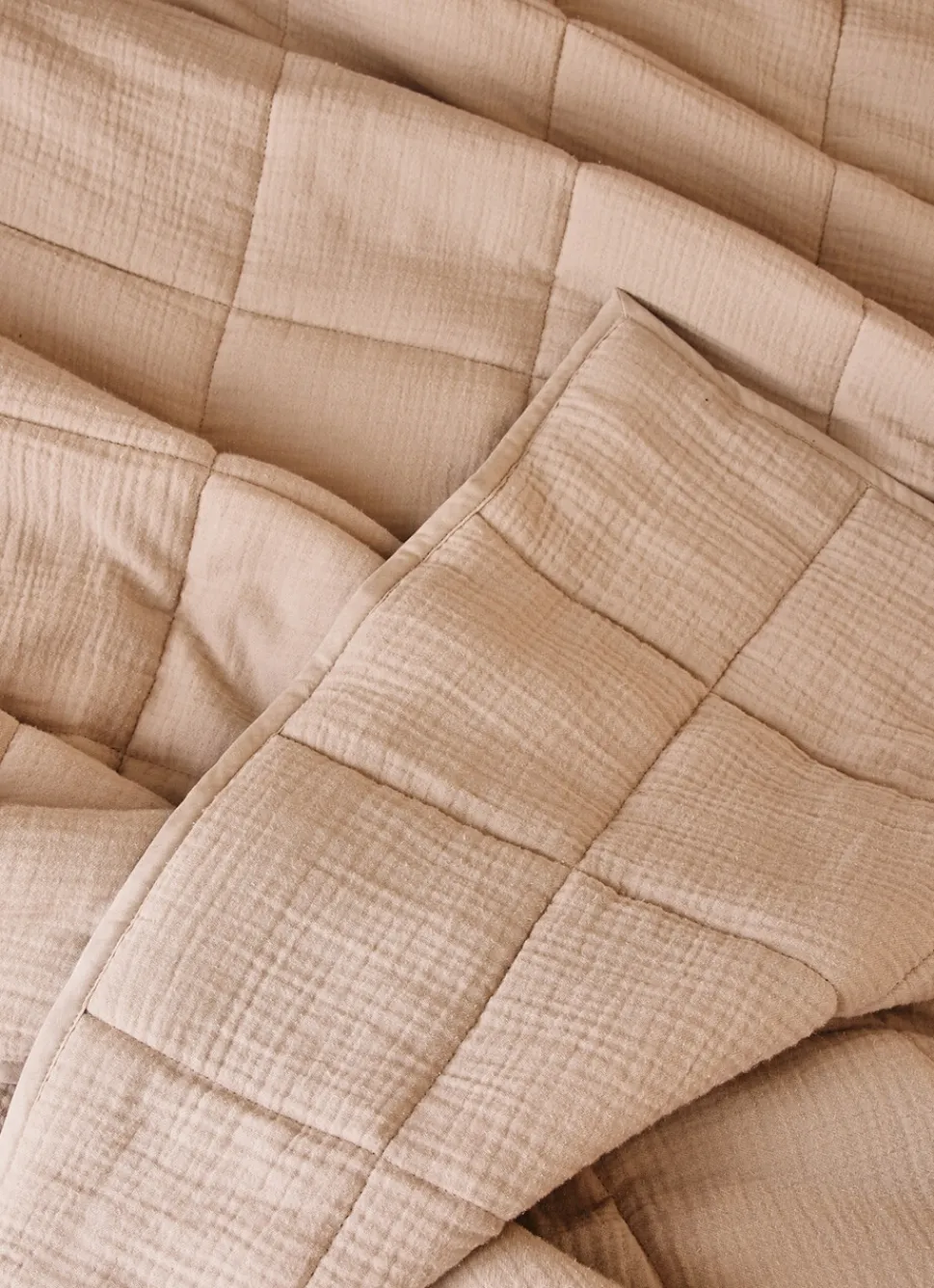 Online Bouchara COUVRE-LIT MOLLETONNÉ GAUFRÉ ÉCRU