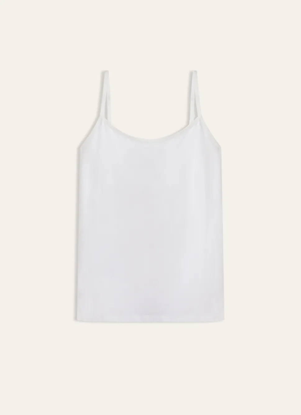 Hot Bouchara DÉBARDEUR COTON BIOLOGIQUE BLANC