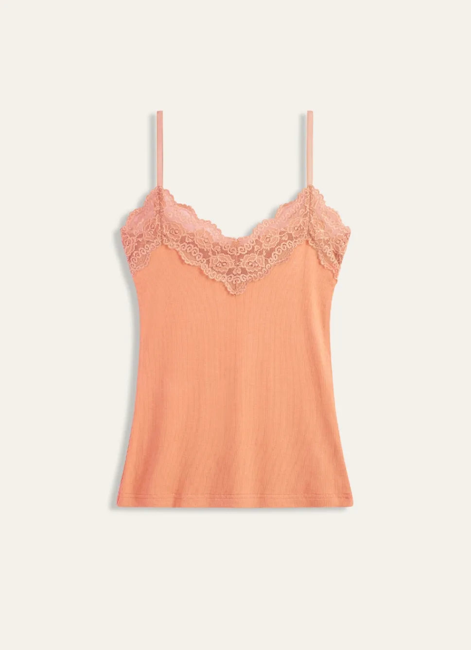 Sale Bouchara DÉBARDEUR DENTELLE CORAIL