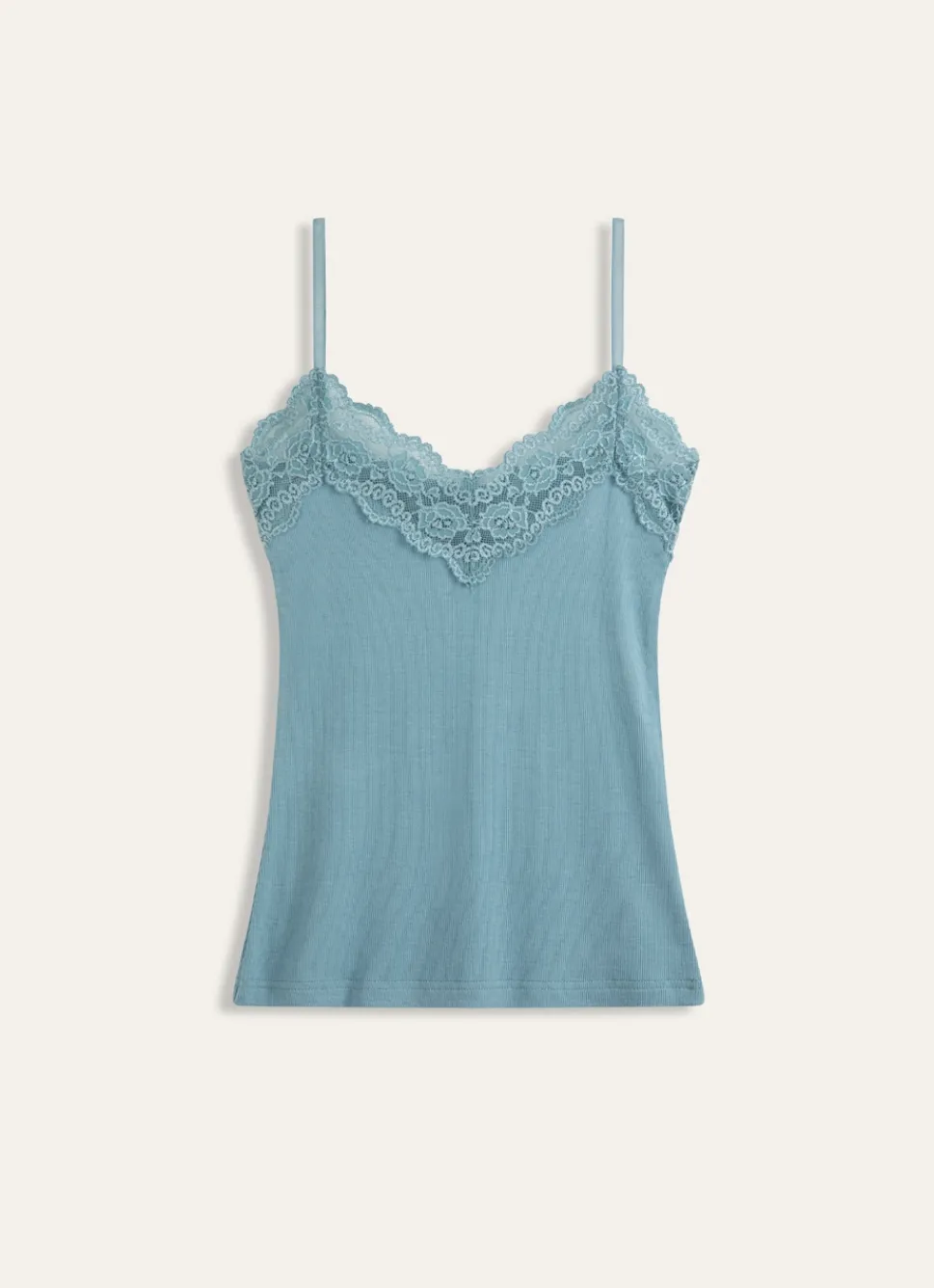 Online Bouchara DÉBARDEUR DENTELLE TURQUOISE