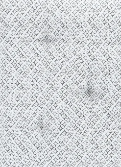 Discount Bouchara DESSUS DE CHAISE EN COTON IMPRIMÉ FLEURI GRIS