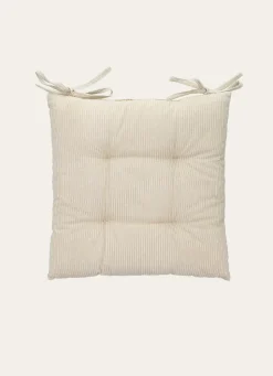 Hot Bouchara DESSUS DE CHAISE EN TOILE FINE À RAYURES BEIGE