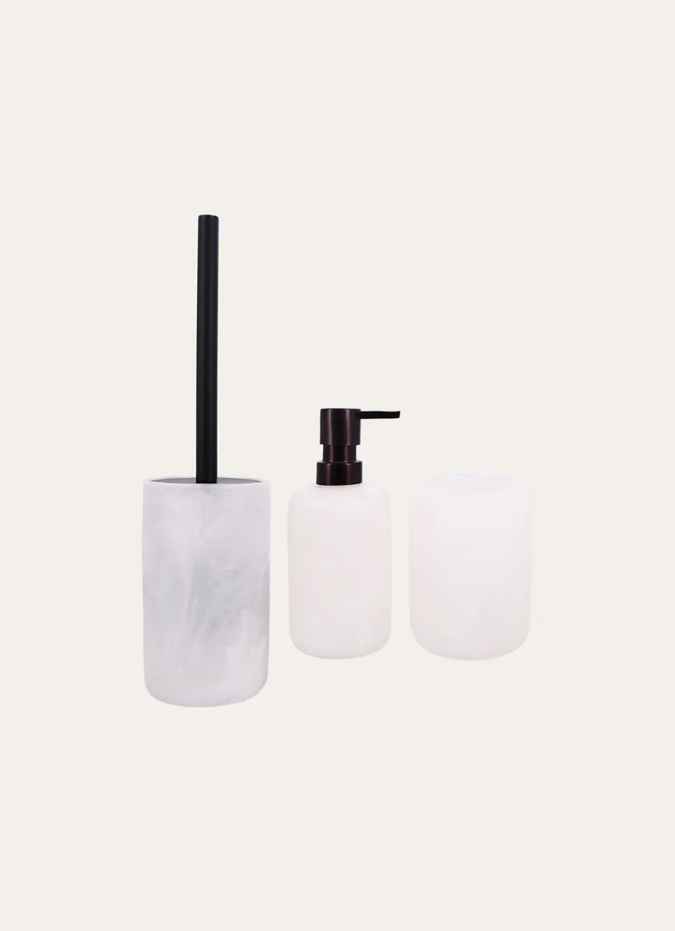 Online Bouchara DISTRIBUTEUR DE SAVON EFFET MARBRE BLANC