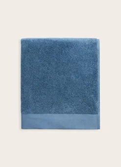 Sale Bouchara DRAP DE BAIN COTON MOELLEUX ZÉRO TORSION BLEU BALTIQUE
