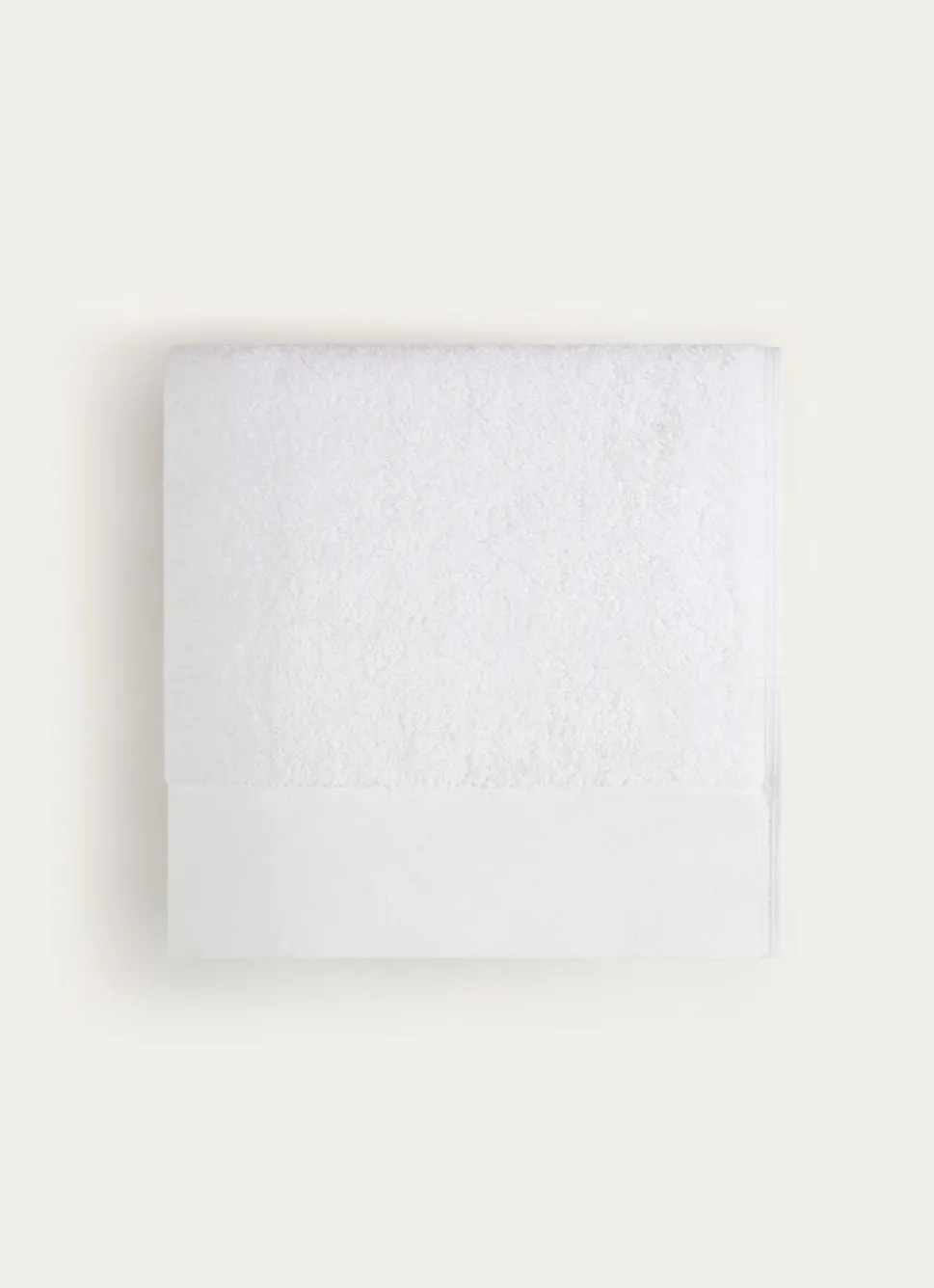 Discount Bouchara DRAP DE BAIN COTON MOELLEUX ZÉRO TORSION BLANC