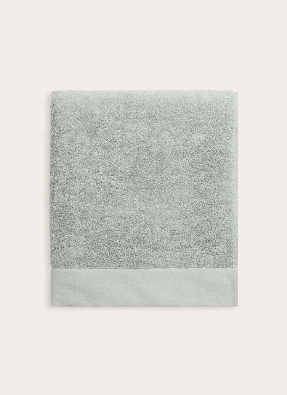 Bouchara DRAP DE BAIN COTON MOELLEUX ZÉRO TORSION VERT TILLEUL