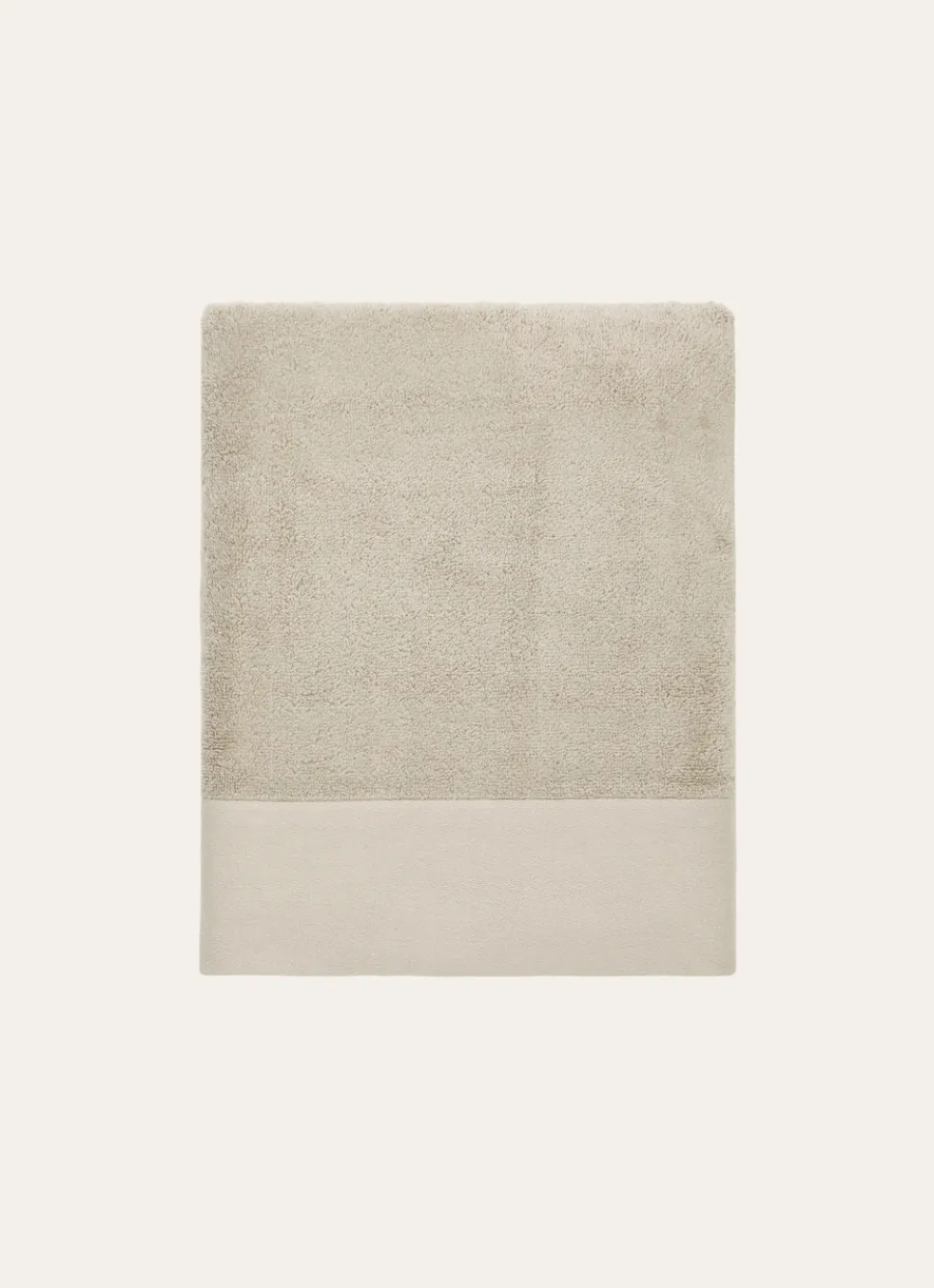 Discount Bouchara DRAP DE BAIN COTON MOELLEUX ZÉRO TORSION GREGE