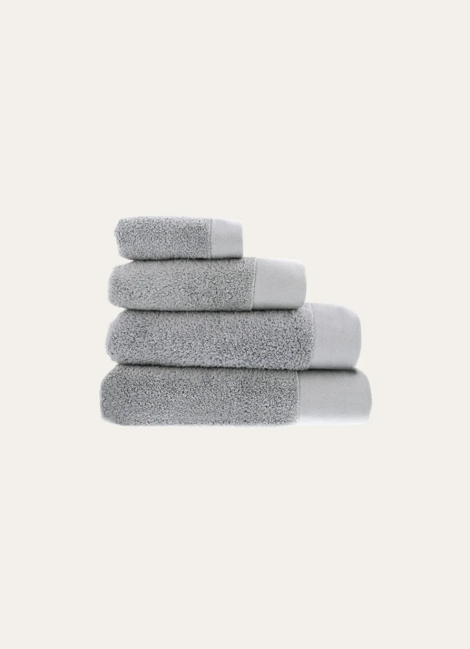 Outlet Bouchara DRAP DE BAIN COTON MOELLEUX ZÉRO TORSION BLEU GRIS