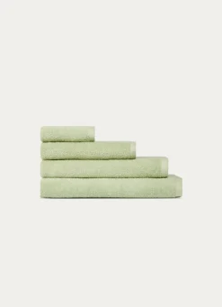 Bouchara DRAP DE BAIN EN COTON UNI BASIL VERT