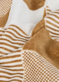 Online Bouchara DRAP DE BAIN JACQUARD MOTIF GÉOMÉTRIQUE MULTICOLORE