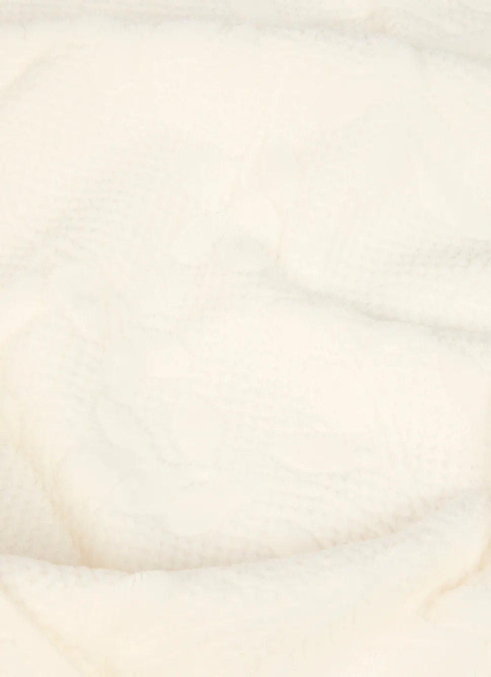 New Bouchara DRAP DE BAIN JACQUARD UNI ECRU