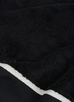 Bouchara DRAP DE BAIN UNI À LARGE BORDURE ARTHUR Noir