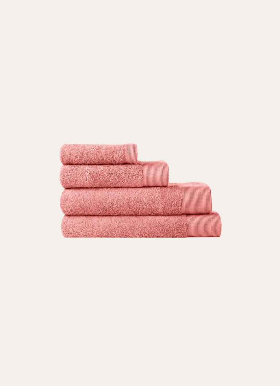 Clearance Bouchara DRAP DE BAIN UNI 500GR ROSE