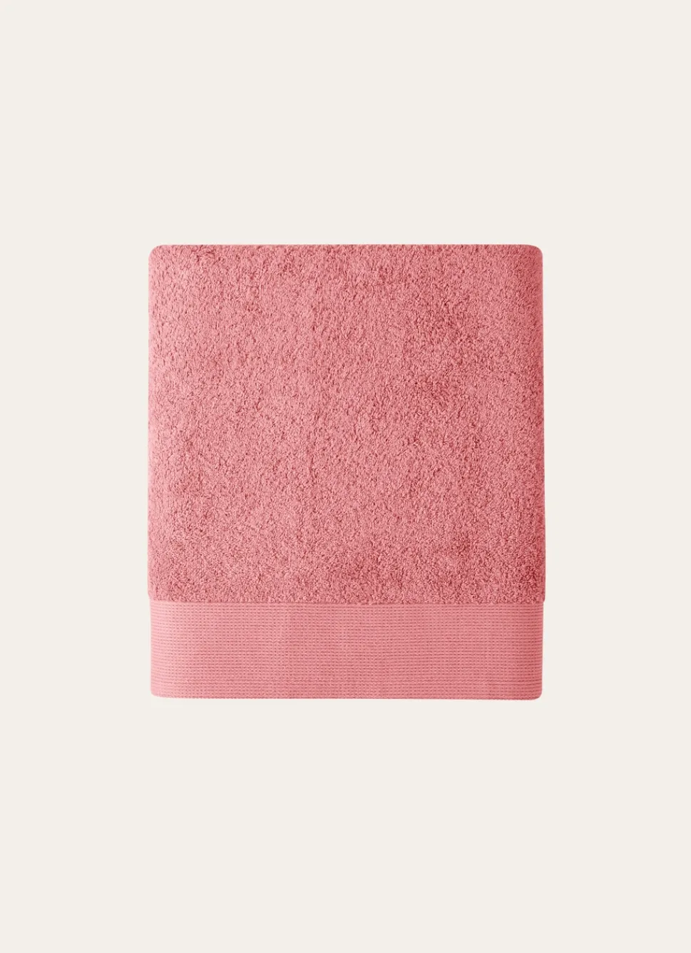 Clearance Bouchara DRAP DE BAIN UNI 500GR ROSE