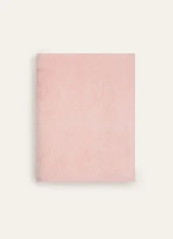 Clearance Bouchara DRAP DE BAIN VELOURS EN COTON BRODERIE 500GR ROSE