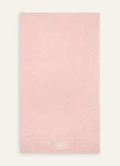 Clearance Bouchara DRAP DE BAIN VELOURS EN COTON BRODERIE 500GR ROSE