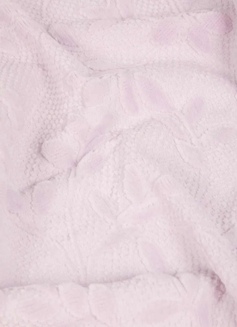 Bouchara DRAP DE DOUCHE JACQUARD UNI ROSE