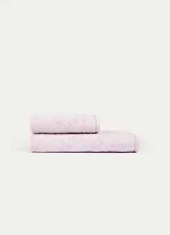 Bouchara DRAP DE DOUCHE JACQUARD UNI ROSE