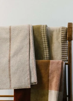 Discount Bouchara DRAP DE DOUCHE UNI AVEC LITEAU FANTAISIE BEIGE