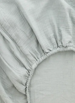 New Bouchara DRAP HOUSSE BÉBÉ EN GAZE DE COTON MOUSSE