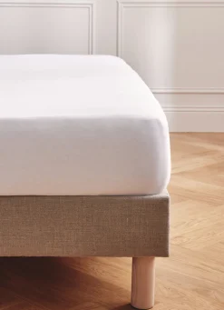 Outlet Bouchara DRAP HOUSSE EN JERSEY EMILOU BLANC