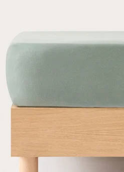 Sale Bouchara DRAP HOUSSE EN JERSEY EMILOU VERT DE GRIS