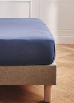 Clearance Bouchara DRAP HOUSSE EN JERSEY EMILOU BLEU