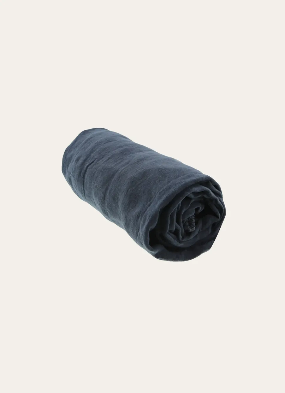 Clearance Bouchara DRAP HOUSSE EN LIN LAVÉ UNI 165GR CHARBON