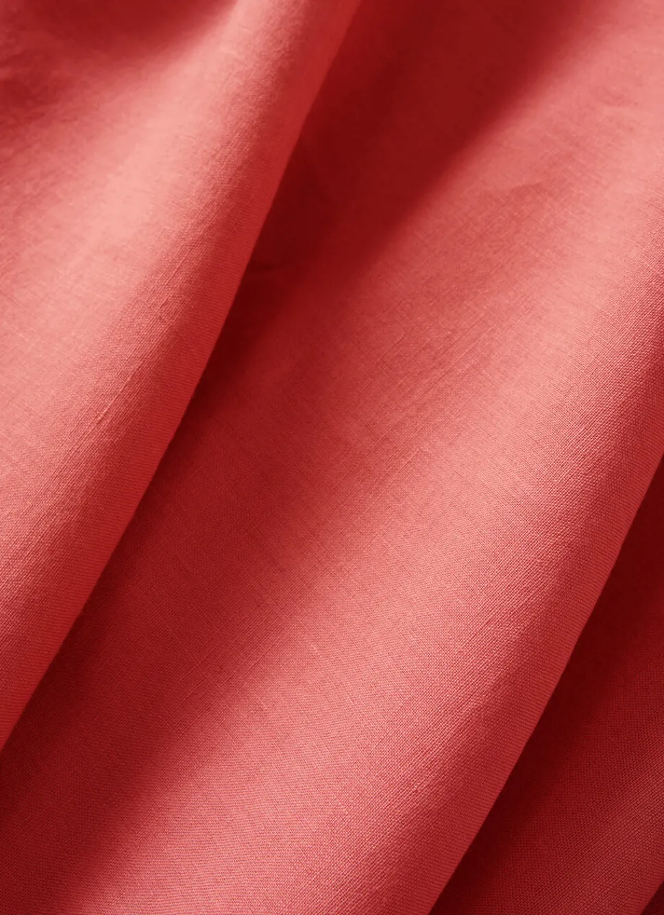 Sale Bouchara DRAP HOUSSE EN LIN LAVÉ UNI 165GR MARSALA