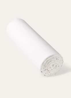 New Bouchara DRAP HOUSSE EN PERCALE DE COTON POUR LIT ARTICULÉ BLANC