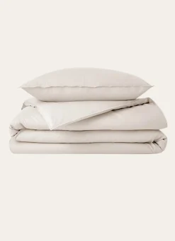 Best Bouchara DRAP HOUSSE UNI EN COTON LAVÉ BIO ECRU