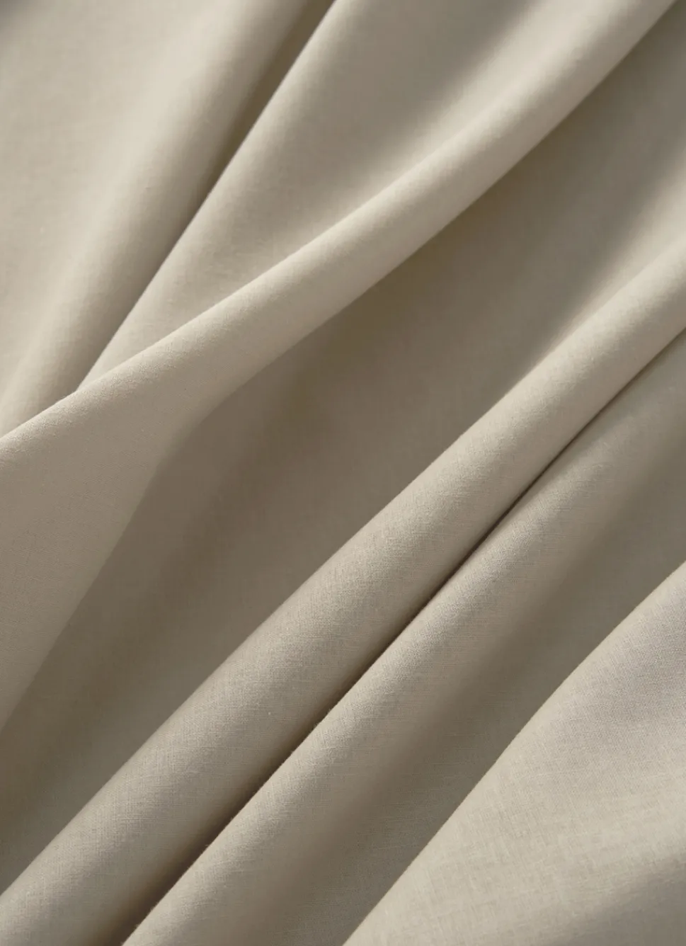 Best Bouchara DRAP HOUSSE UNI EN COTON GRAND BONNET 32CM TAUPE CLAIR