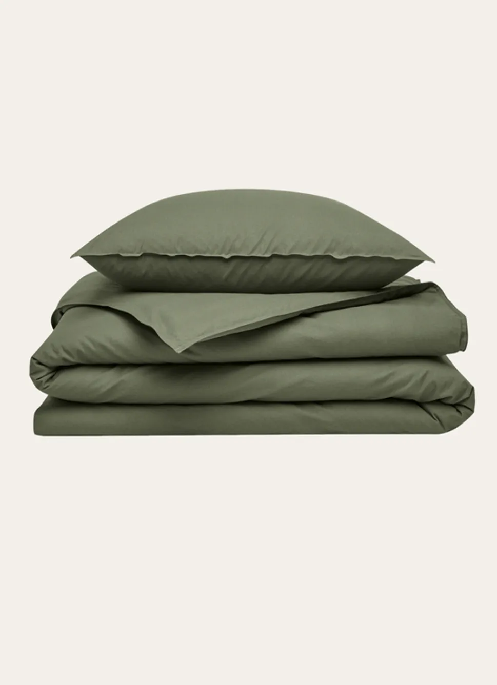 Sale Bouchara DRAP HOUSSE UNI EN COTON LAVÉ BIO KAKI