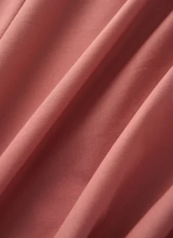 Hot Bouchara DRAP HOUSSE UNI EN COTON LAVÉ BIO ROSE