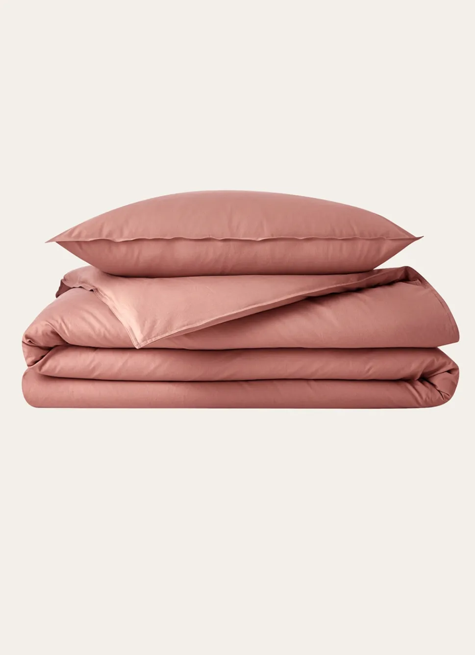Hot Bouchara DRAP HOUSSE UNI EN COTON LAVÉ BIO ROSE