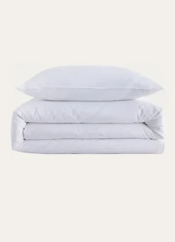 Discount Bouchara DRAP HOUSSE UNI EN COTON LAVÉ BIO BLANC