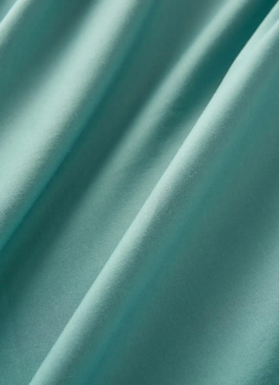 Best Bouchara DRAP HOUSSE UNI EN PERCALE DE COTON BLEU MINÉRAL